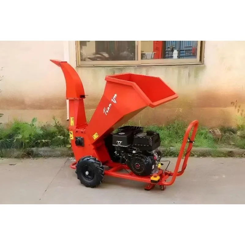 PTO Driven Mobile Heavy-duty Wood Shredder For Garden Branch Processing