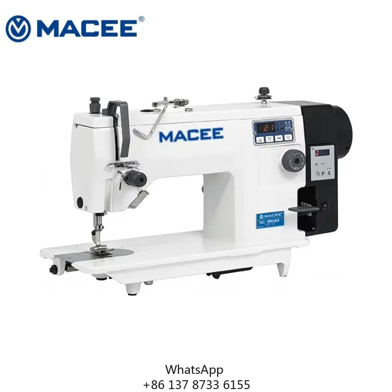 20U-A2 Industrial Direct Drive Single Needle Zig Zag Sewing Machine New Home Use Motor 550W With Automatic Lubrication System