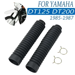 Front Fork Cover Shock Dust Cover Guard 30mm / 44mm Motorcycle for YAMAHA DT 125 200 DT200 DT125 1985 1986 1987 Rubber a pair