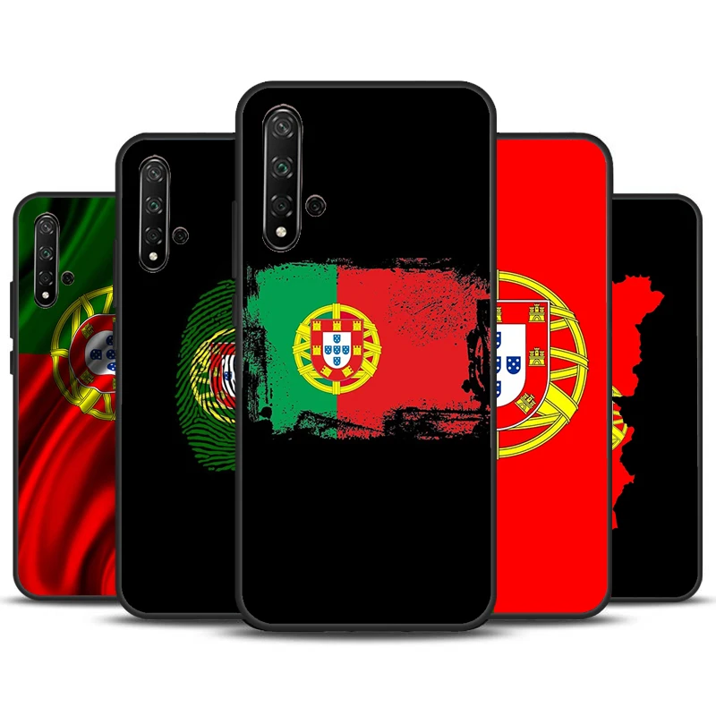 Portugal Flag Cover For Huawei Nova 10 9 SE 11i 8i 7i 3i Y90 Y91 Y70 Y60 Y61 5T P30 P60 Pro P40 Lite Case