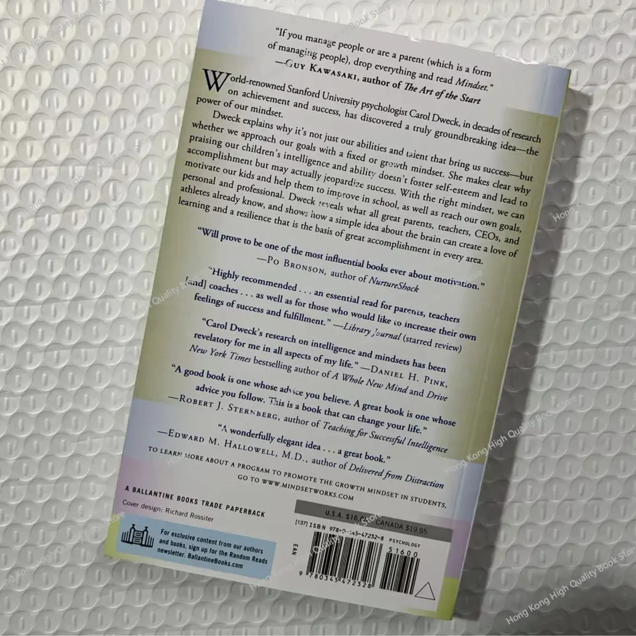 Mindset The New Psychology of Success By Carol S. Dweck How We Can Learn To Fulfill Our Potential Book