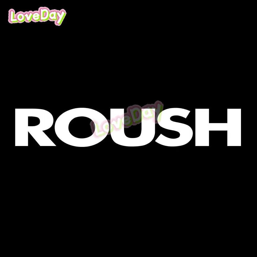 Vinyl Racing Logo Roush Sticker Car Windshield Banner Decals American Racing RS F150 Sports Car Body Decoration Decals
