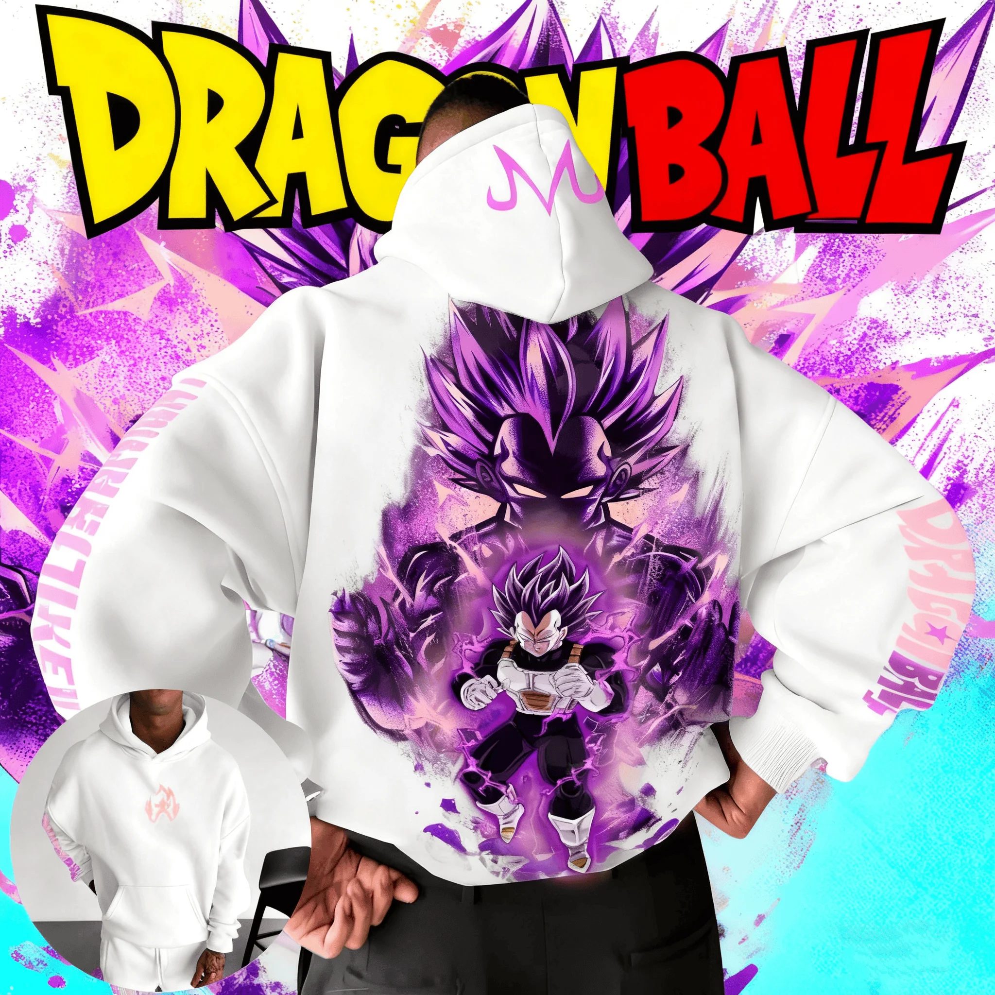

Аниме Dragon Ball, аниме Vegeta Pattern, осень/зима 2022, новинка, хит продаж, мужская и женская повседневная свободная хлопковая толстовка в стиле хип-хоп