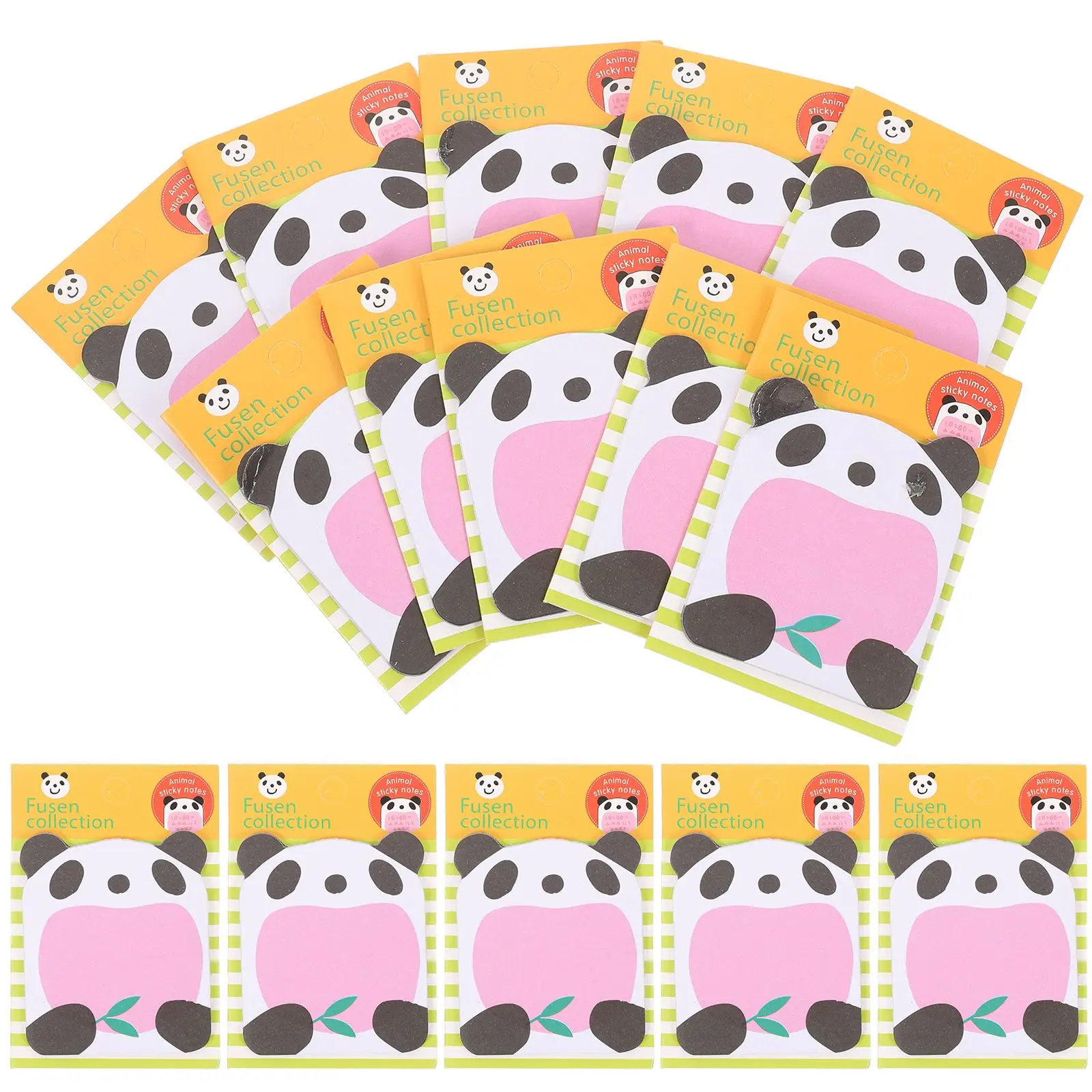 20Pcs P Memo Stickers Paper Self Adhesive Note Pads School Office Supplies Cute Animal Animals Pattern Note Pads
