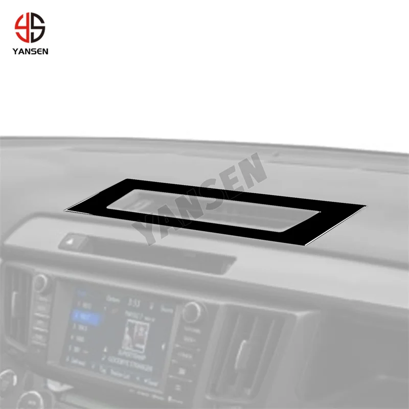 Piano Black Central Control Air Conditioning Switch Trim Sticker For Toyota RAV4 2014 2015 2016 2017 2018 2019