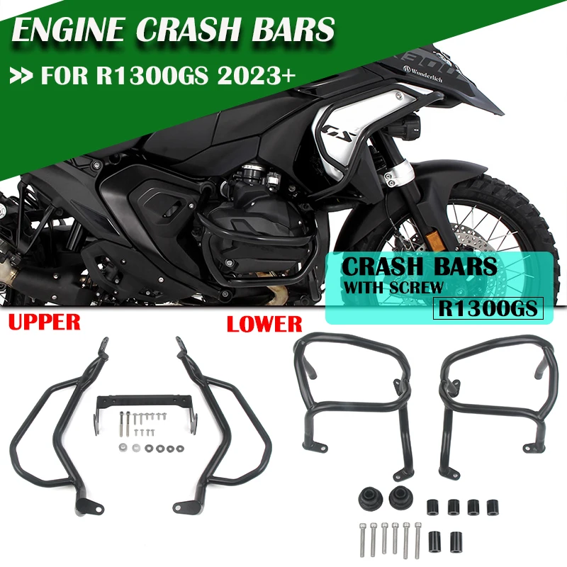 

For BMW R1300GS R 1300 GS R1300 GS 2023 2024 Motorcycle Highway Crash Bars Engine Tank Guard bar Bumper Stunt Cage Protector