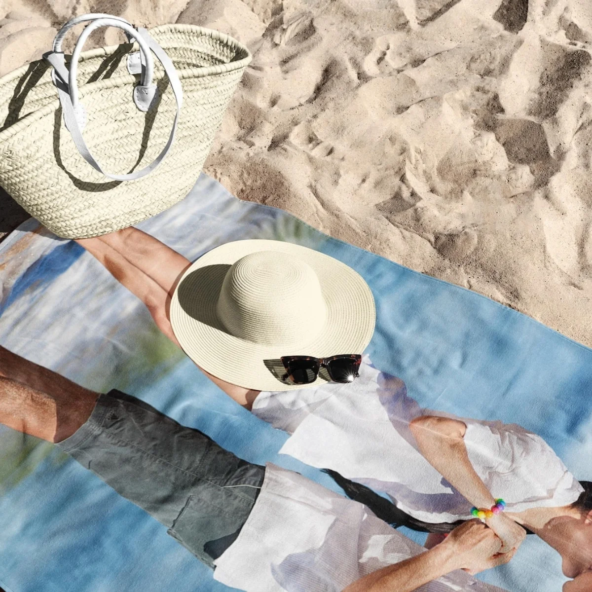 A Custom Photo Beach Towel—Available in Various Sizes, Suitable for Multiple Occasions, and Easy to Carry. image 4