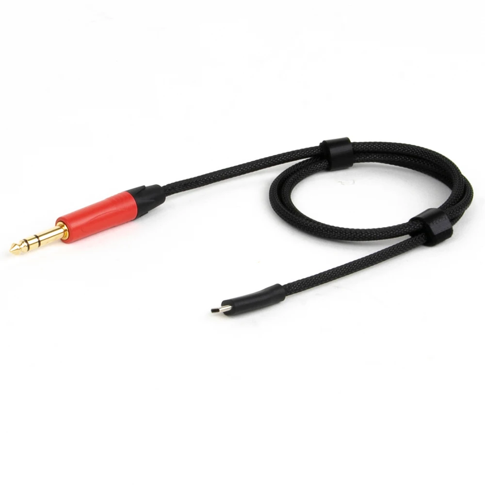USB Type C to 6.35/6.5mm 1/4 inch TRS Male Audio Cable Adapter Stereo Cord Compatible with Amplifier,Speaker,Mixing Console