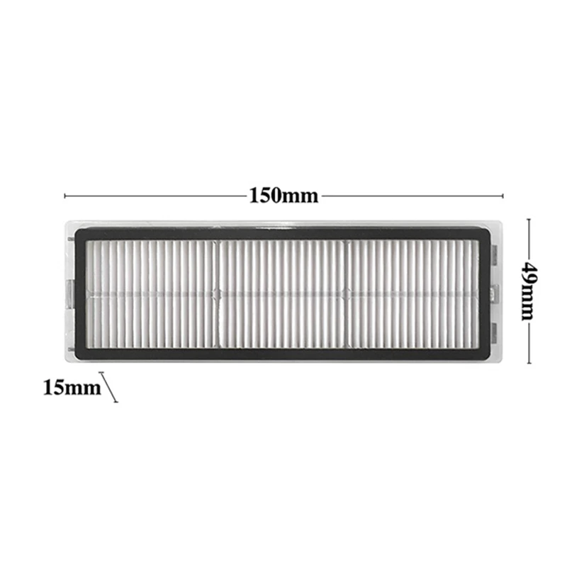 드림 봇 L10 플러스 진공 청소기 액세서리, 메인 브러시 사이드 브러시 먼지 봉투 필터, 예비 부품 교체 가능, 15 개
