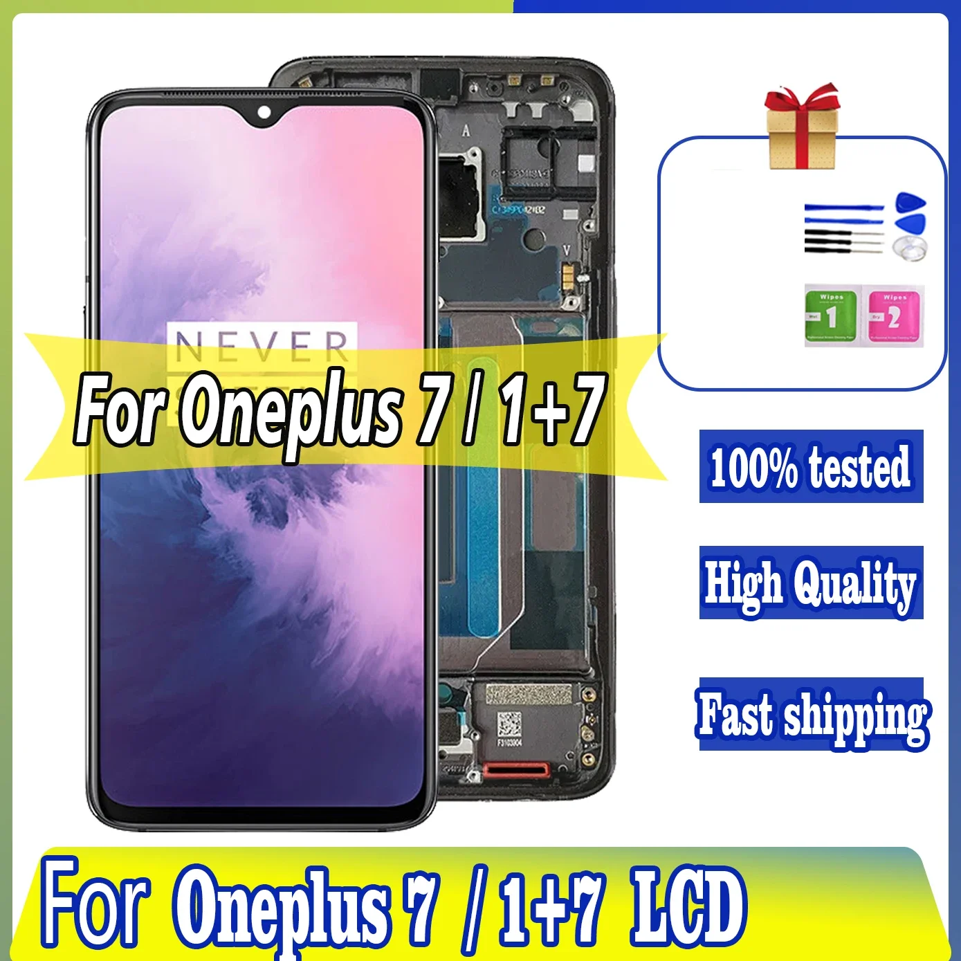 

6.41" For Oneplus 7 Display GM1900 GM1901 GM1903 GM1905 LCD Touch Screen for One Plus 7 1+7 LCD Display Parts Assembly