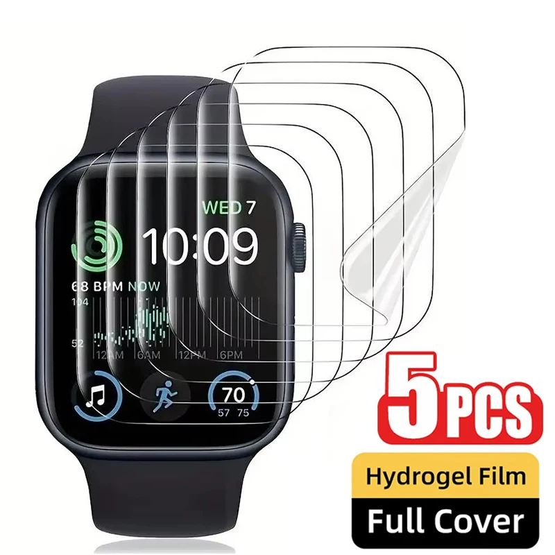 Hydrogel Film For Apple Watch Ultra 3 2 1 49mm 40mm 44mm 42mm 38mm 41mm 45mm Screen Protector For Apple Series Watch 9 8 7 6 SE