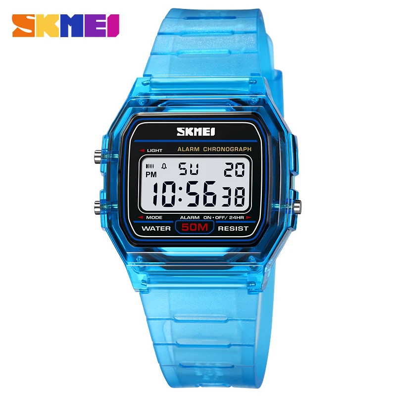 

SKMEI Luxury Electronic Watch Men Women Fashion Waterproof Sport Calendar Date Wristwatch Countdown Clock Boys Girls