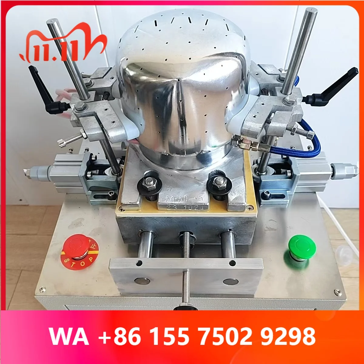 Automatic Cap Making Steam Ironing & Pressing hine for Baseball Caps and Snapbacks (Industrial Gr)