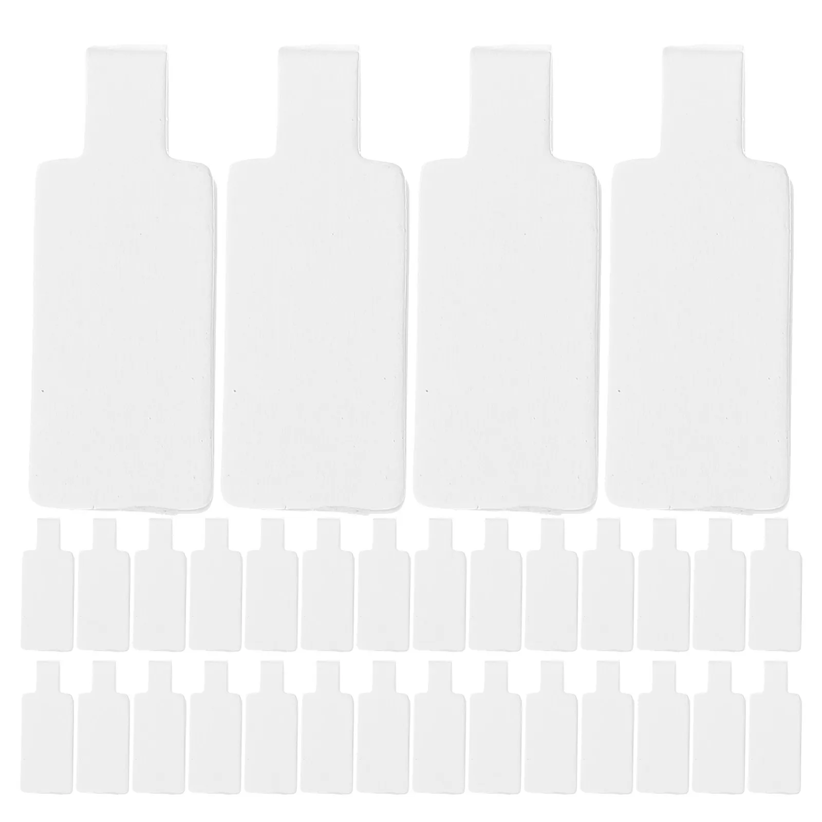 

100 шт. самоклеящихся этикеток для ювелирных изделий, пустые бумажные ценники для ожерелий, браслетов, колец, для розничных магазинов и выставок