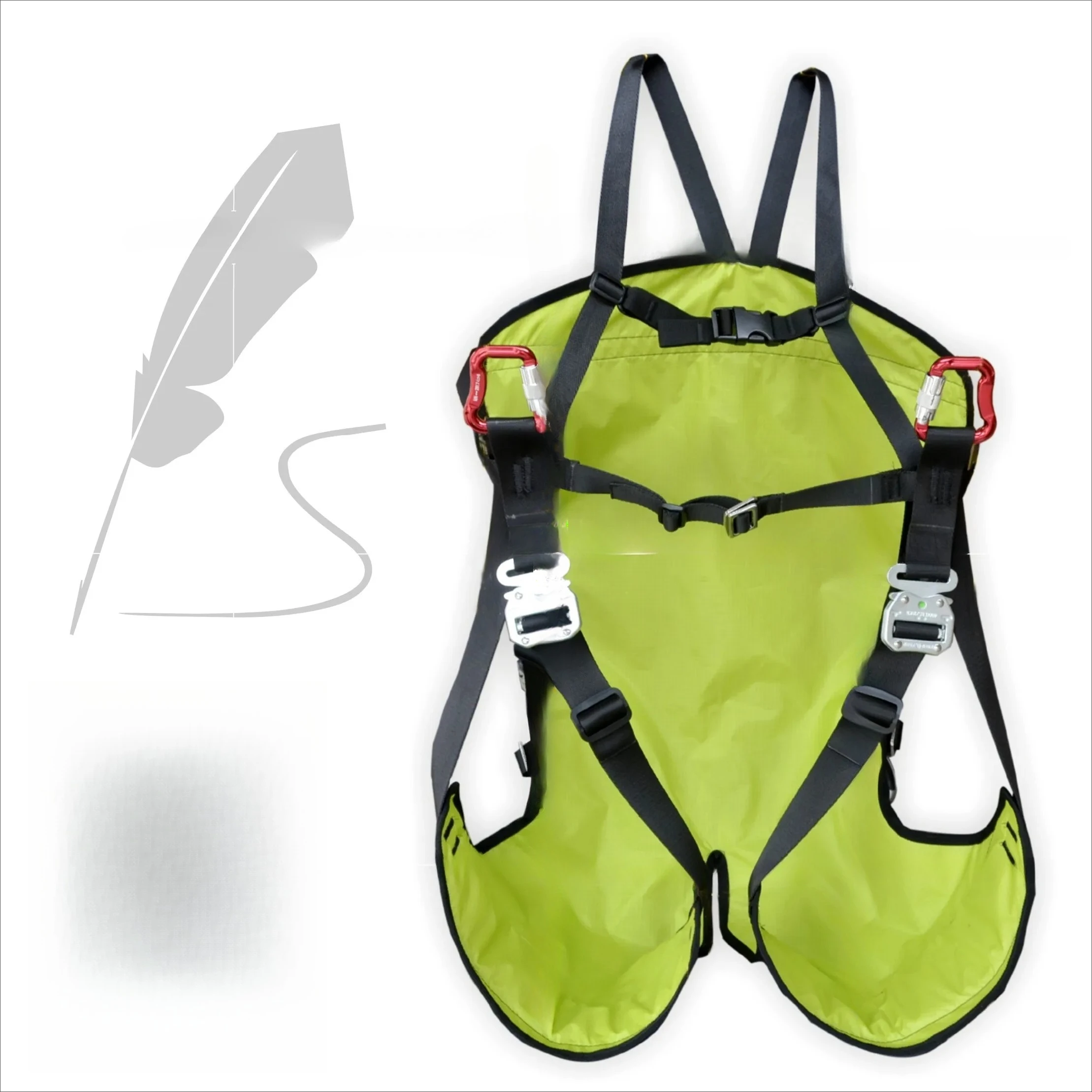 Combat Paragliding Sloping Split Leg Ultra Light Anti Flip Backpack Not Include Main Button Paragliding Training Seat Bag Ground