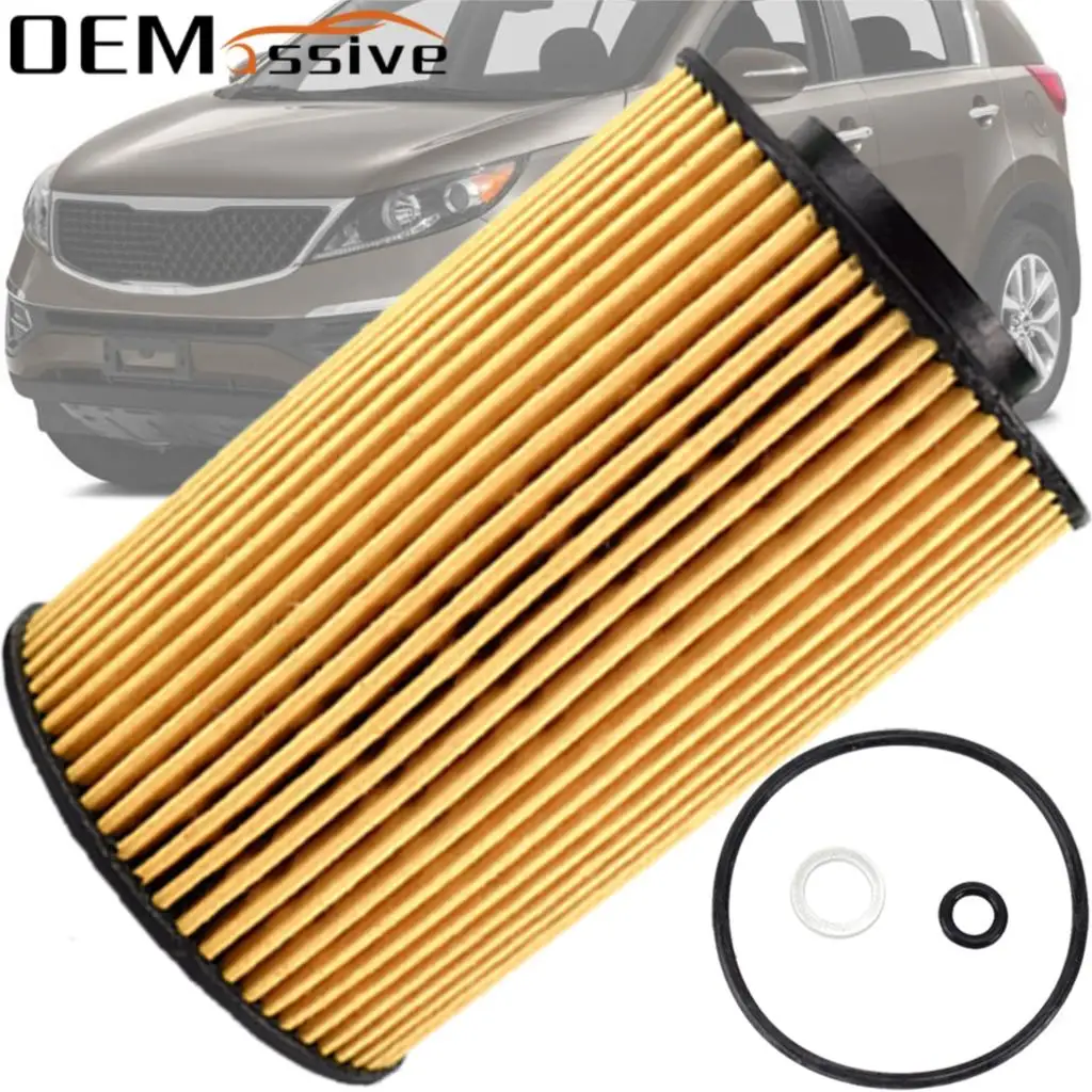 Oil Filter For Kia Sportage 2010 2011 2012 2013 2014 2015 2016 2017 2018 2019 1.7 CRDi 1685ccm Diesel Engine