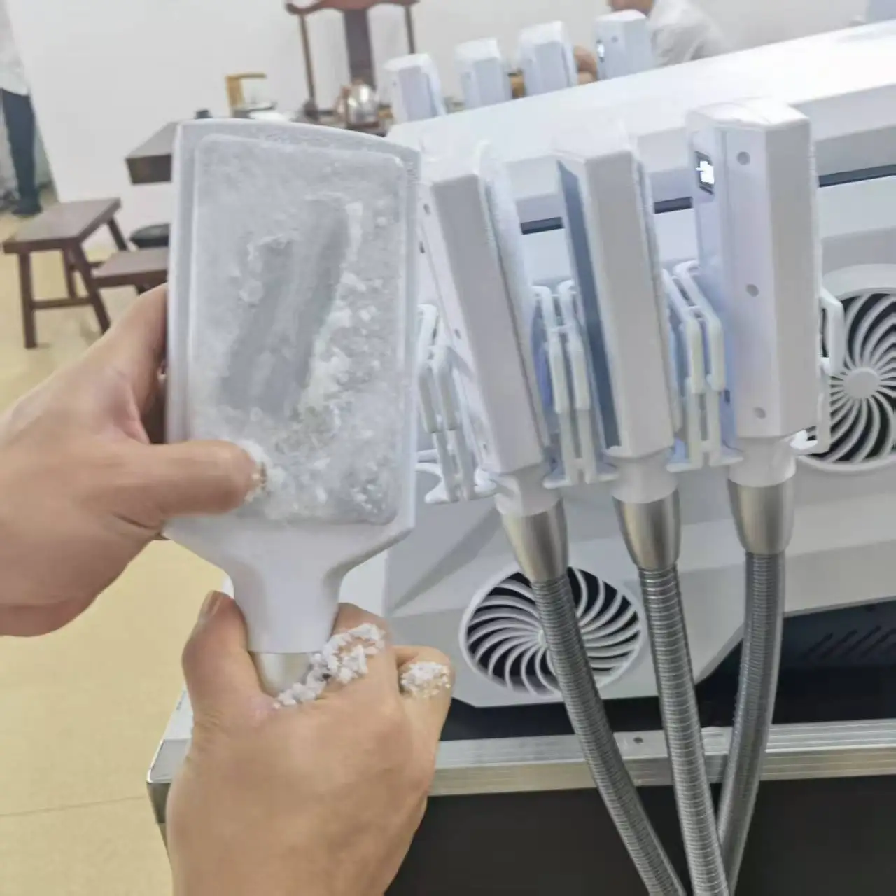 

Portable Ice Sculpture Machine 8 Board cryo slimming machine Fat Reduction Cryotherapy Cellulite Removal Body Sculpting Machine