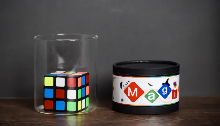 Cubik Boom Magic Cube Trick - Instant Candy Transformation Illusion Stage/Parlor Shows Fun Party Magic Prop for Kids Beginner