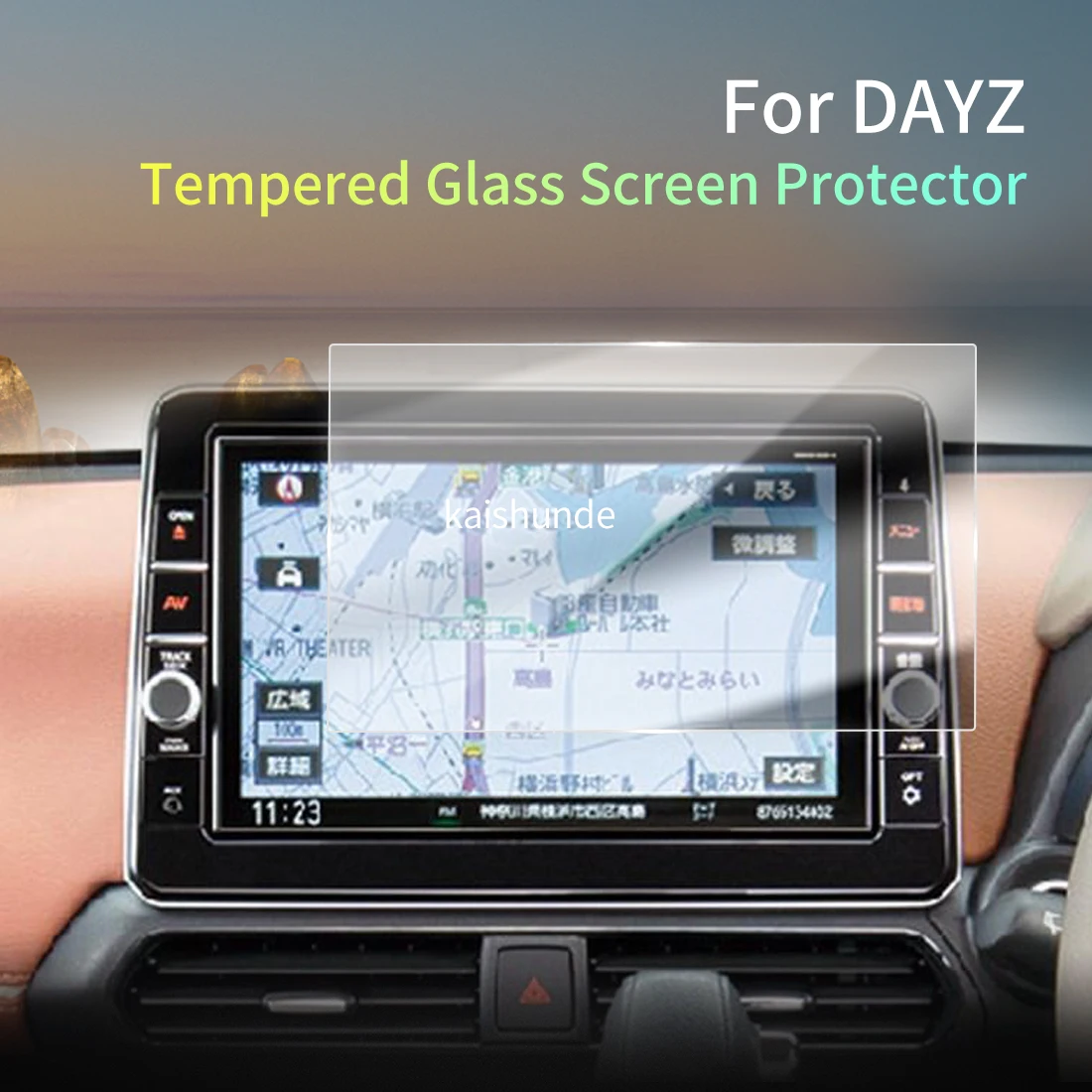 

Car Stickers Meters Protector For24 Nissan DAYZ Tempered Glass Protective Film Display Navigation Vehicle