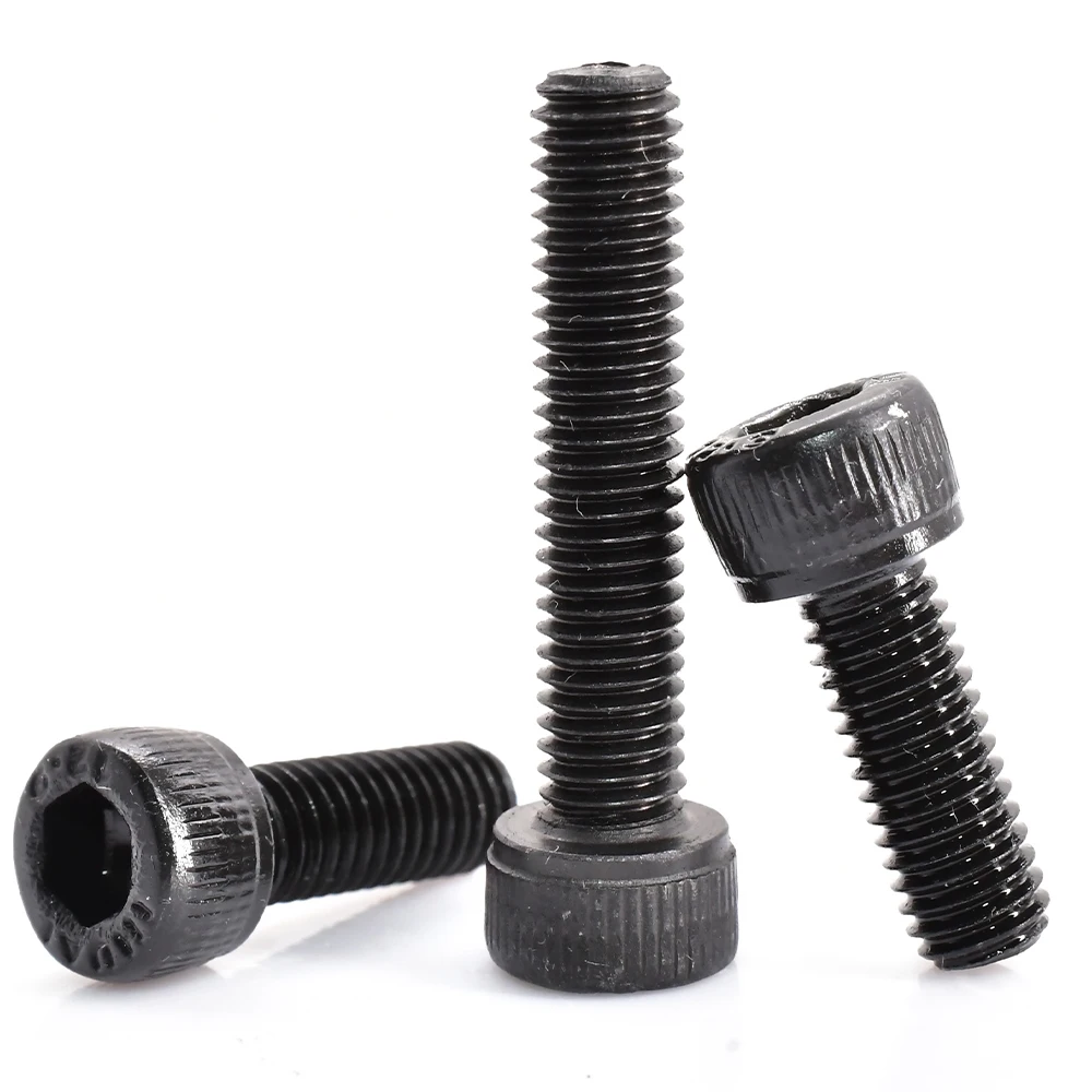 15-100 Stück Sechskant-Innen sechs kant schrauben aus Kohlenstoffs tahl versenkt/rund/Becher kopf schwarz Innen sechs kant Maschinen schraube Schraube m2 m2, 5 m3 m4