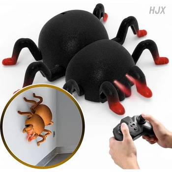 Stunt Wall Climbing Rc Animal Car Remote Control Simulation Spider Horror Halloween Tricky Prank Scary Toy for Kids Children