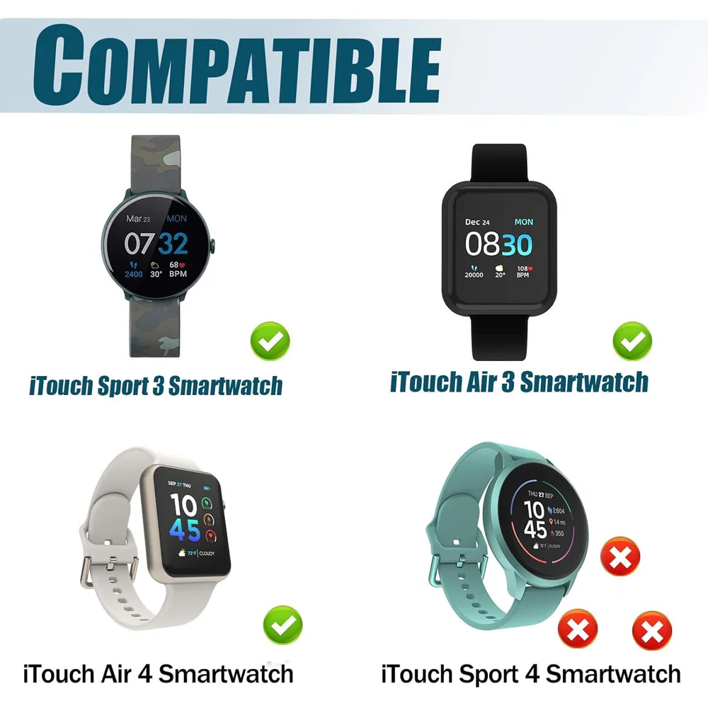 كابل شاحن USB لـ iTouch Air 3 & iTouch Sport 3 / Air 4 Smartwatch استبدال قاعدة شحن محطة سلك مغناطيسي 100 سم