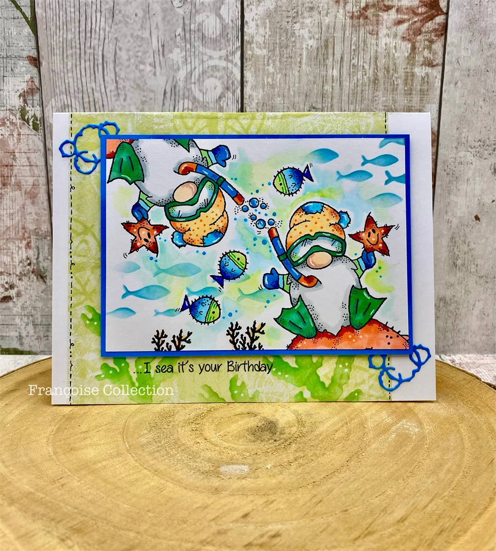 Sellos de elfo, sellos de ángel, decoración para diario de recortes, tarjeta de papel en relieve, plantilla para manualidades de álbum, novedades de