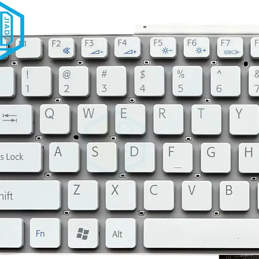 Brand New White US English Layout Replacement Laptop Keyboard, No Backlight, Without Frame, Compatible with Sony VGN‑SR VGN‑SR19