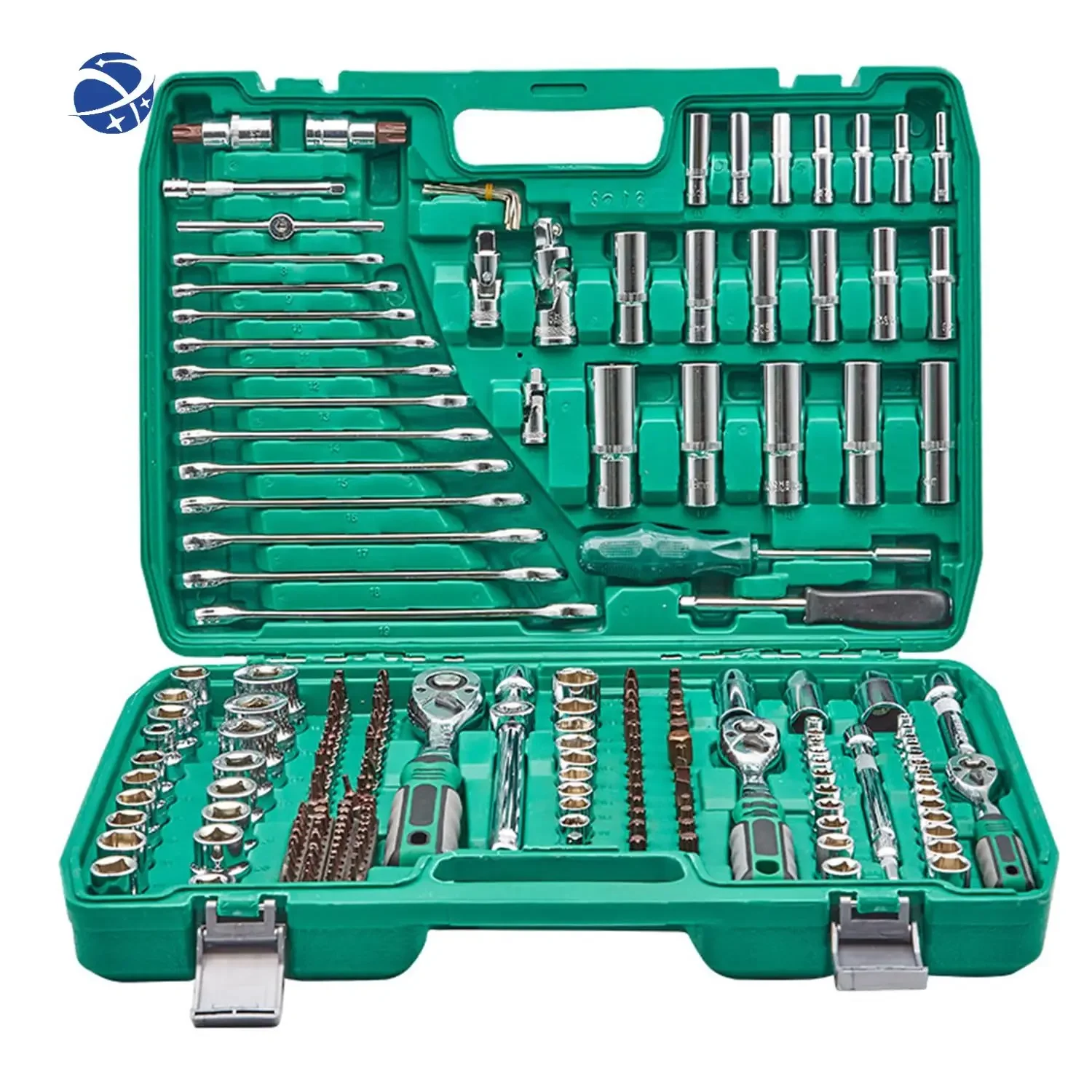 216PCS auto repair Vehicle Mechanic Tool Set Socket Wrench Set Hand Ratchet Socket Wrench Spanner Tool Kit Socket Wrench Set