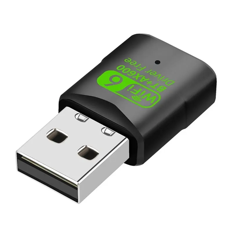 

ABFM-Wireless Network Card Receiver Wifi6 USB Wifi Wi-Fi Bluetooth 5.4 600Mbps Dual Band 2 In 1 2.4G/5Ghz Wi-Fi Dongle Adapter