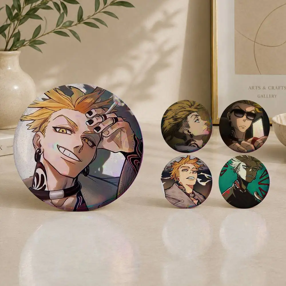 

Enjin G-Gachiakuta Brooches Cartoon Badge Pins Backpack Hat Accessories Friend Gift