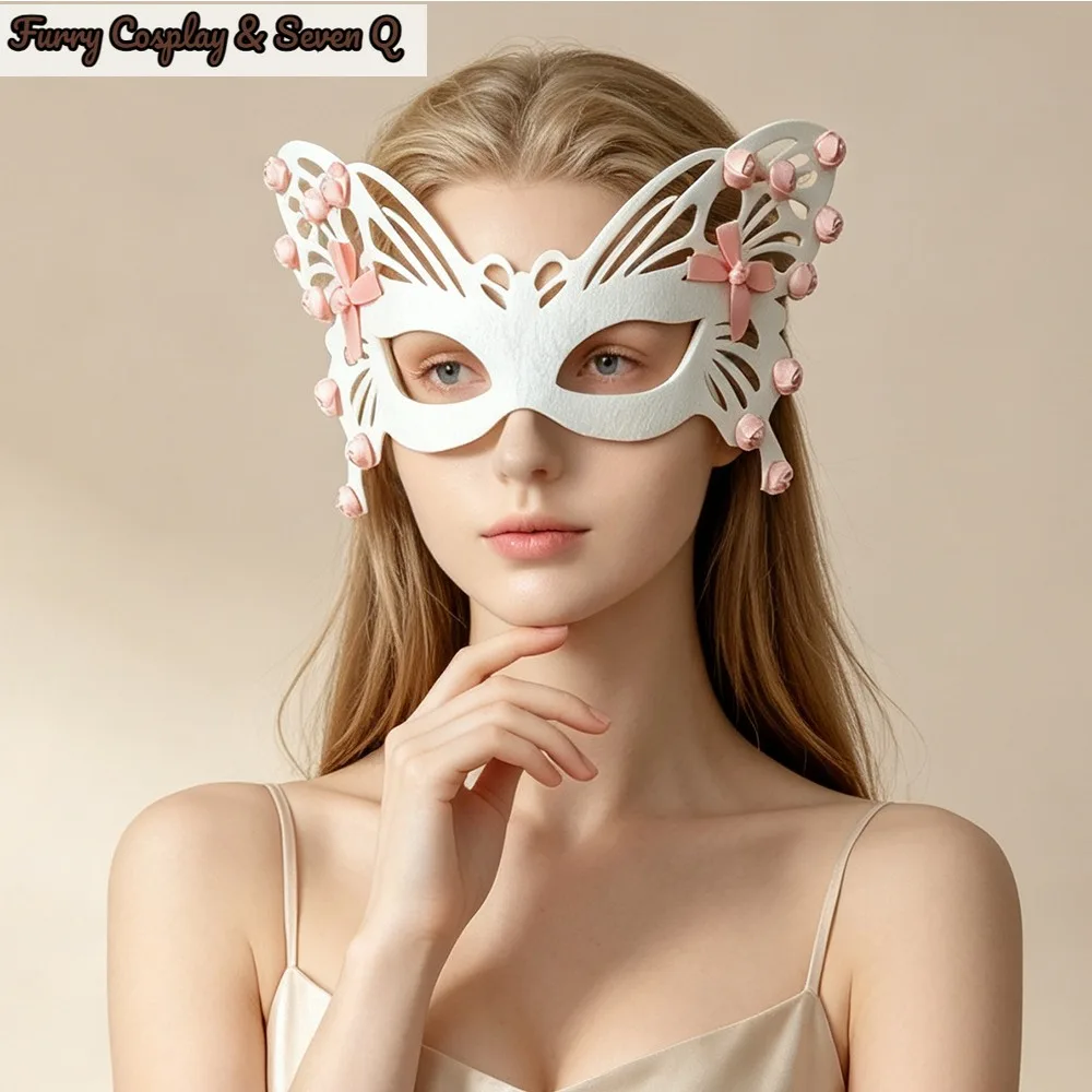 New Venice Carnival Christmas Masquerade Princess Mask Party Butterfly Mask Cosplay Fancy Prom Makeup Festival