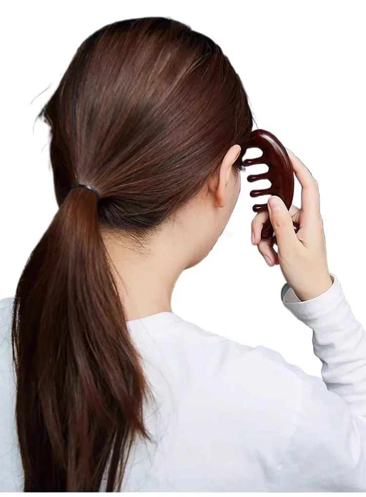 Specialized Round Head Massage Comb | Stimulate Scalp Circulation for Hair Growth | Anti-Static Wide Tooth Design