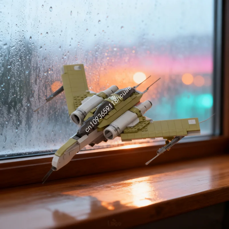 

585 шт. MOC ARC SW Outlaws Star Battle Модель Строительные блоки Рождественский подарок Архитектура DIY творческая идея игрушка Кирпич День рождения