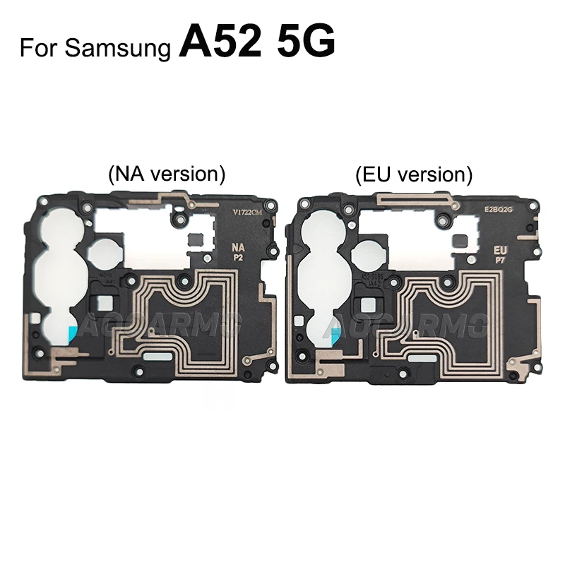 Aocarmo For Samsung Galaxy A52 5G Loudspeaker Earpiece Speaker With Motherboard Cover Replacement Parts