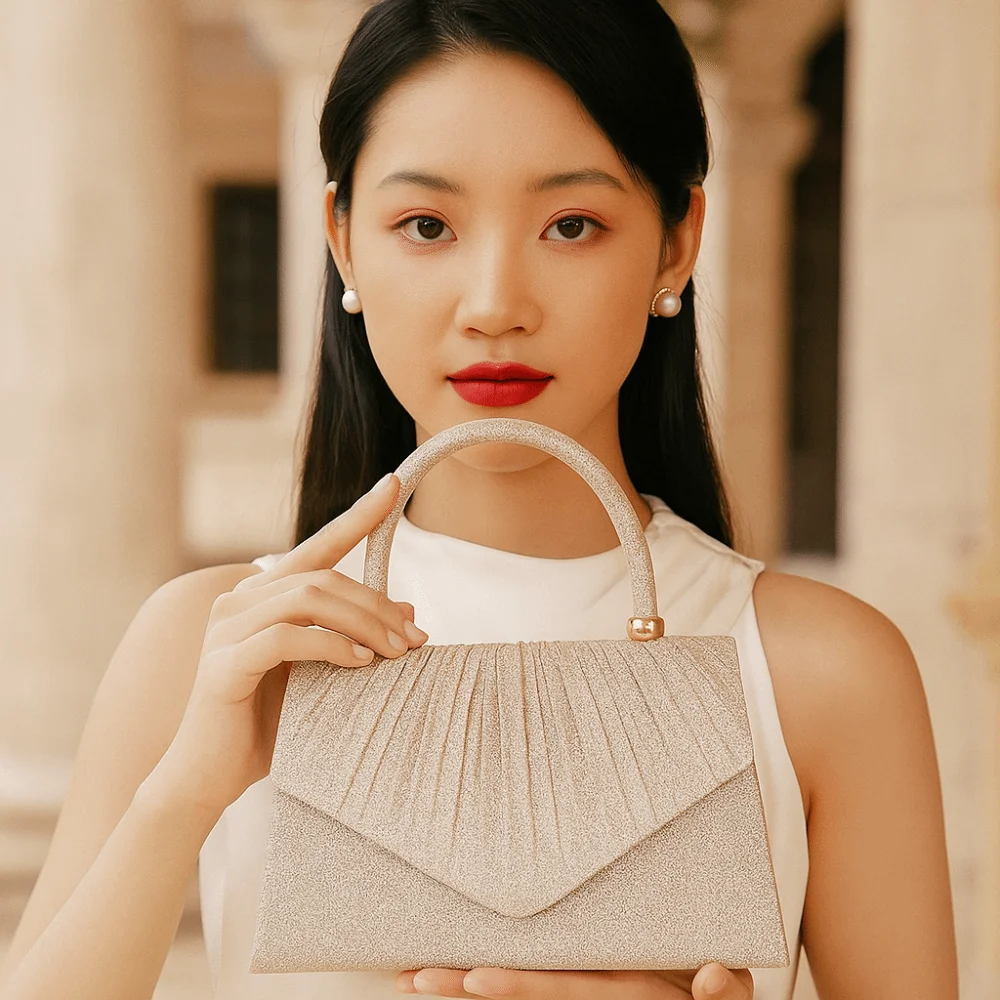 

Large Capacity Lightweight Advanced Sense Banquet Bag Fashionable Luxury Women Evening Handbag Elegant Chain Dinner Purse Party