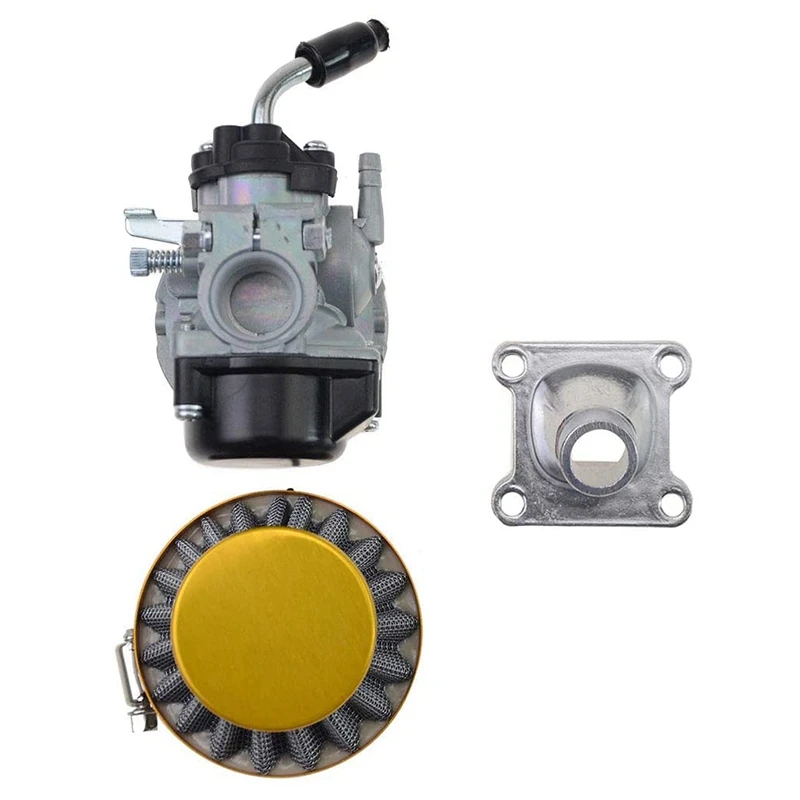 19mm Carb Carburetor Air Filter for 37Cc Water Cooled 2-Stroke 47Cc 49Cc Mini Dirt Pocket Bike ATV Quad