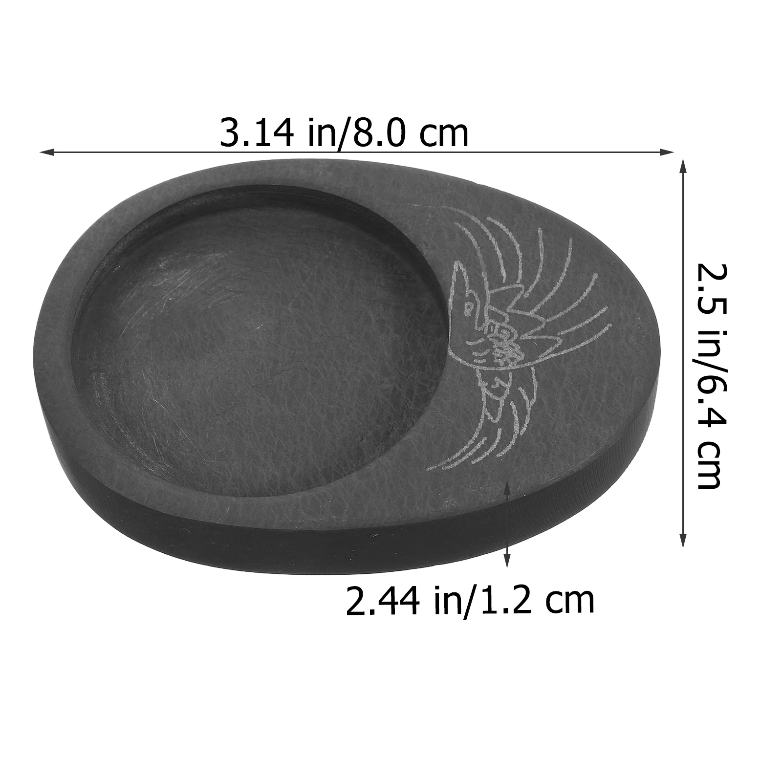 Imagem -04 - Caligrafia Estudante Mini Inkstone Caligrafia Prática Quatro Tesouros do Estudo Caligrafia e Pintura Suprimentos Pedra de Tinta