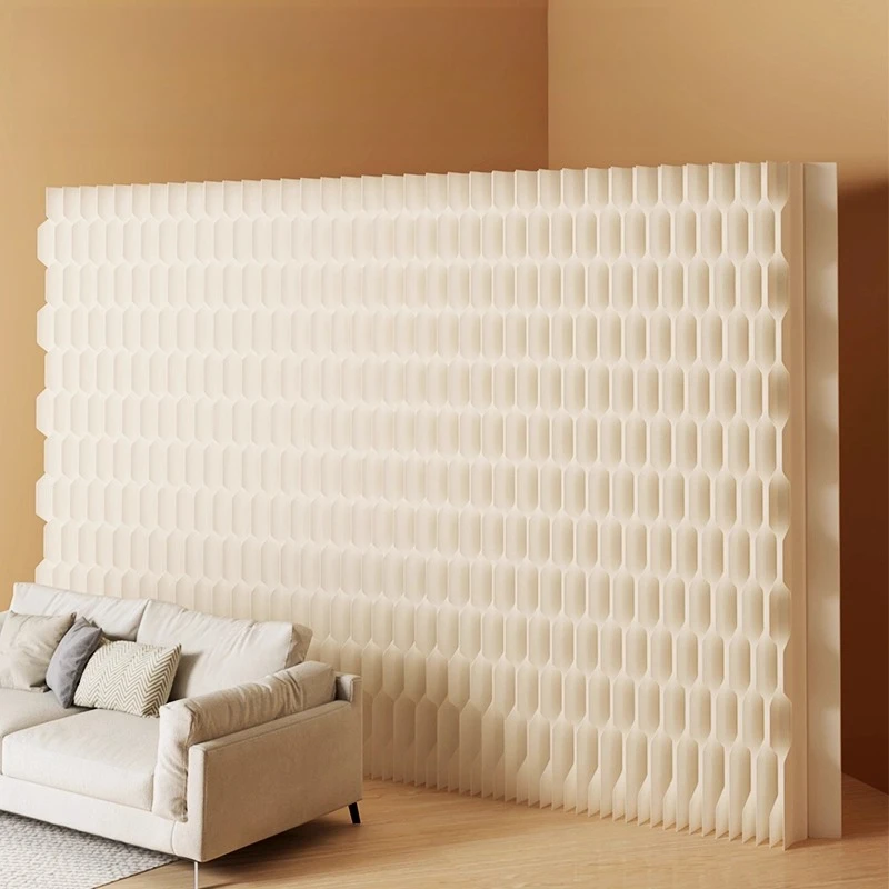 

Screen partition, false wall, office beauty salon, separate living room without punching holes, simple self-installation