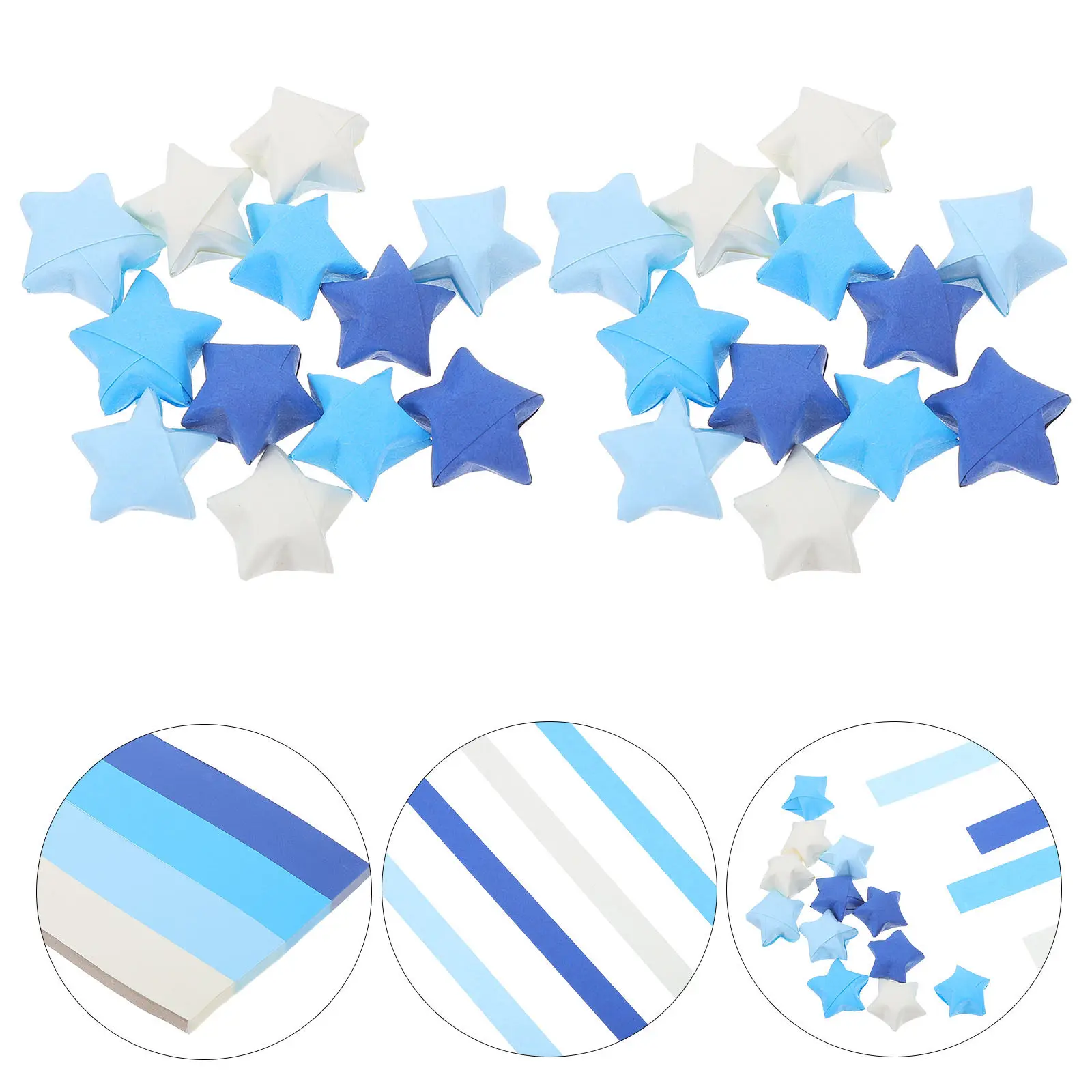 

Набор из 4050 листов цветной градиентной бумаги для оригами, двусторонние полоски со звездами для поделок своими руками, текстурированная бумага в японском стиле для складывания