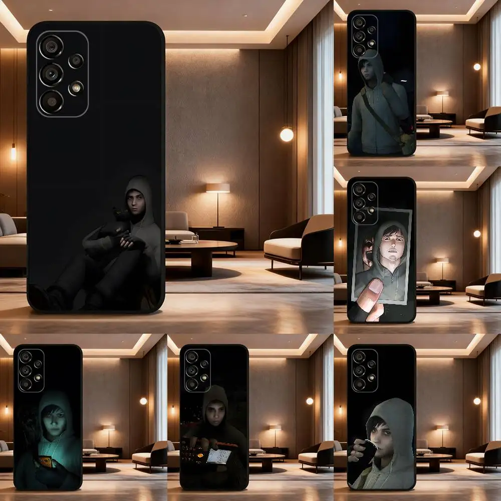 

Simon Henriksson Cry Of Fear For Samsung Galaxy A73,31,71,53,32,72,Note,22,41,8,9,52,J7,Soft Black Silicone Cover Case