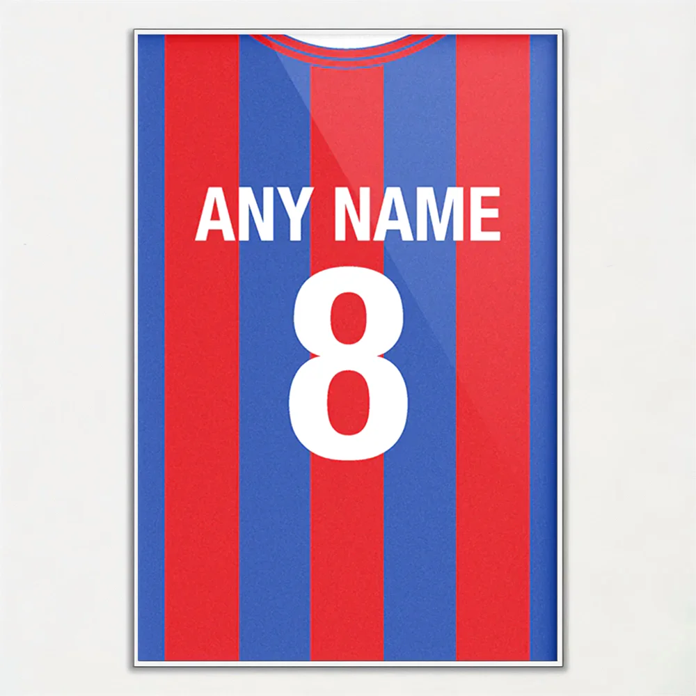 Affiche de nom de maillot de Football, décor artistique pour maison, salon, chambre à coucher, Bar, 