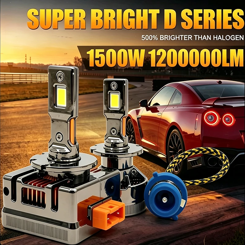 D2S D2R D4S D4R LED Headlight Car Bulb CANBUS Lamp HID Xenon Replacement Headlamp Plug Play Auto Lighting System