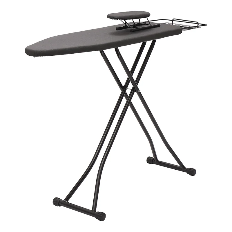 

Ironing board 42 inch black heatcloth Iron set Household vertical folding shelf Desktop tablecloth Ironing clothes