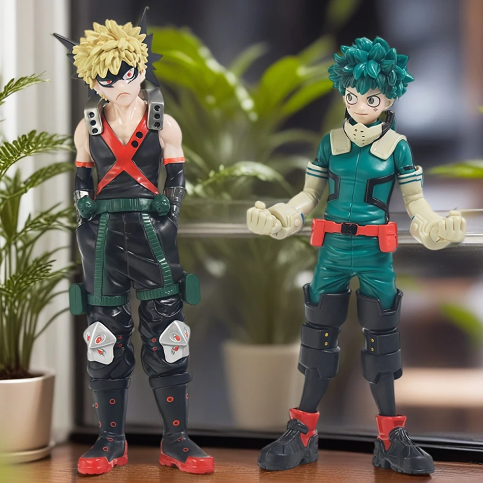

1-2 шт. в наличии, 17 см, новые аниме-фигурки My Hero Academia: Мидория Изуку, Бакуго Кацуки, Окачо Урарака, игрушки-фигурки, подарок
