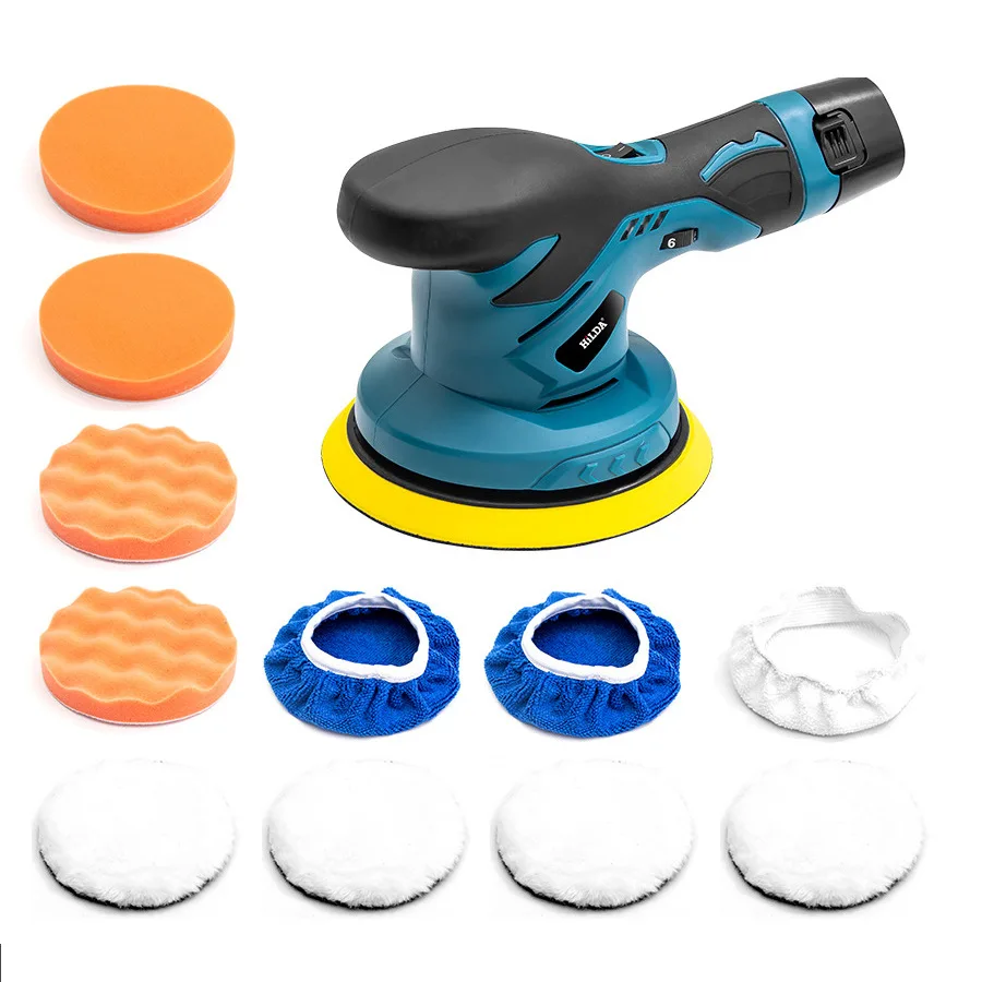 Small Special Industrial Wireless Lithium Battery Electric Waxing Glazing Machine Popular Car Polisher for Cross-Border Use - view 5