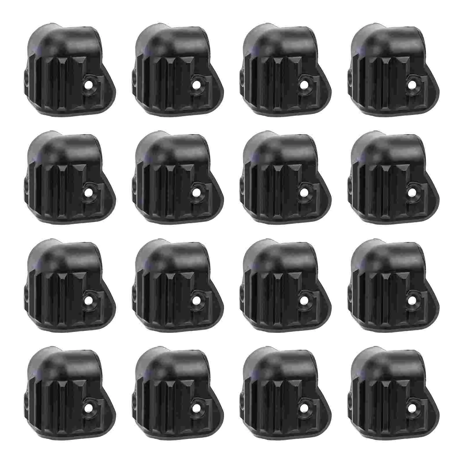 

16 Pcs Speaker Wrap Angle Corner Protectors Cabinet Guard for Plastic Practical