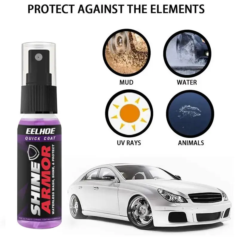 30ml Nano Coating Wax Car Scratch Repair Waterproof Nano Ceramics Protect Shine Auto Paint Care Crystal Spray Coating Agent