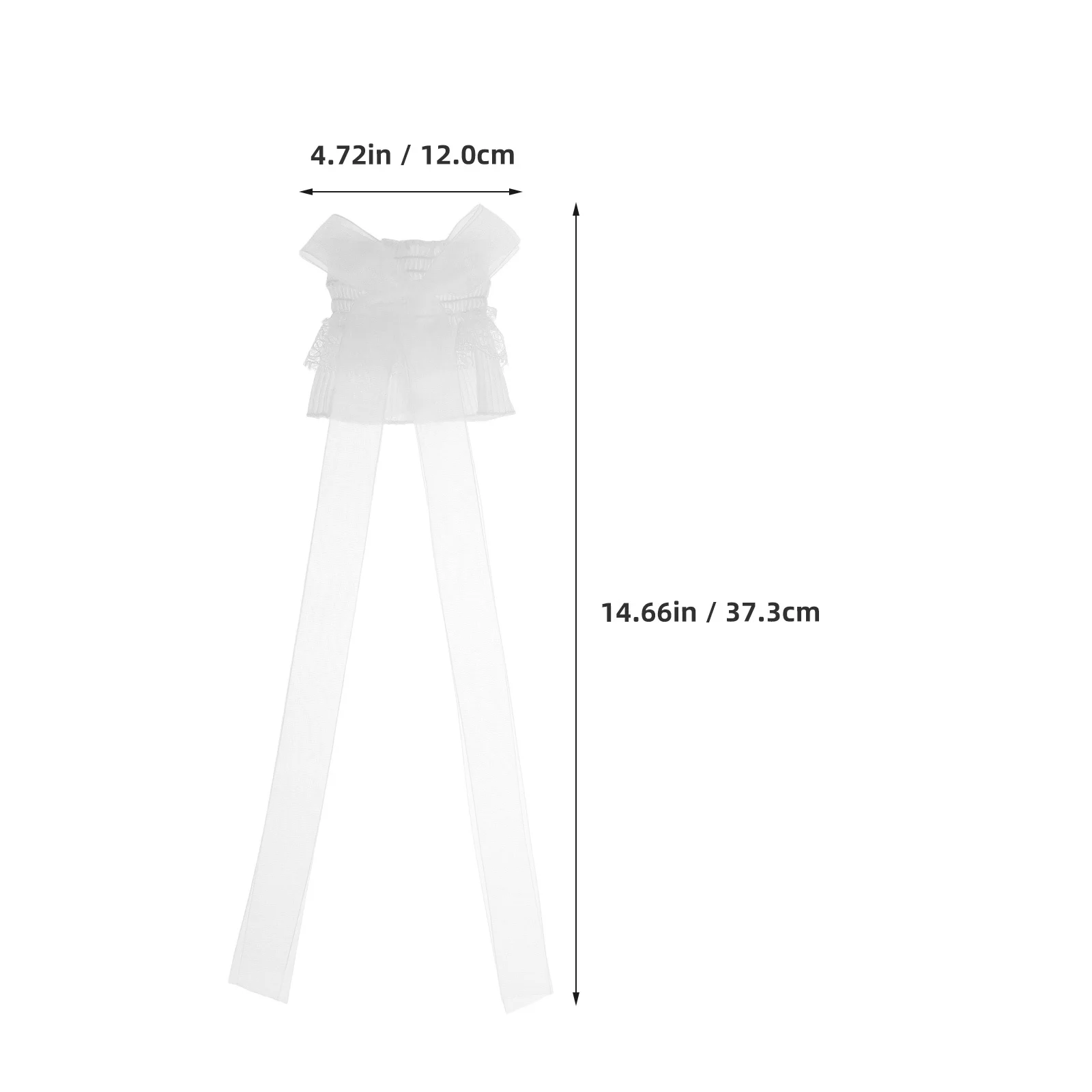 1 زوج لوليتا مقوس دانتيل أصفاد للذراع انفصال الأكمام للنساء الزفاف تأثيري الذراع العلوي الدانتيل كشكش كم الأصفاد الزخرفية #4