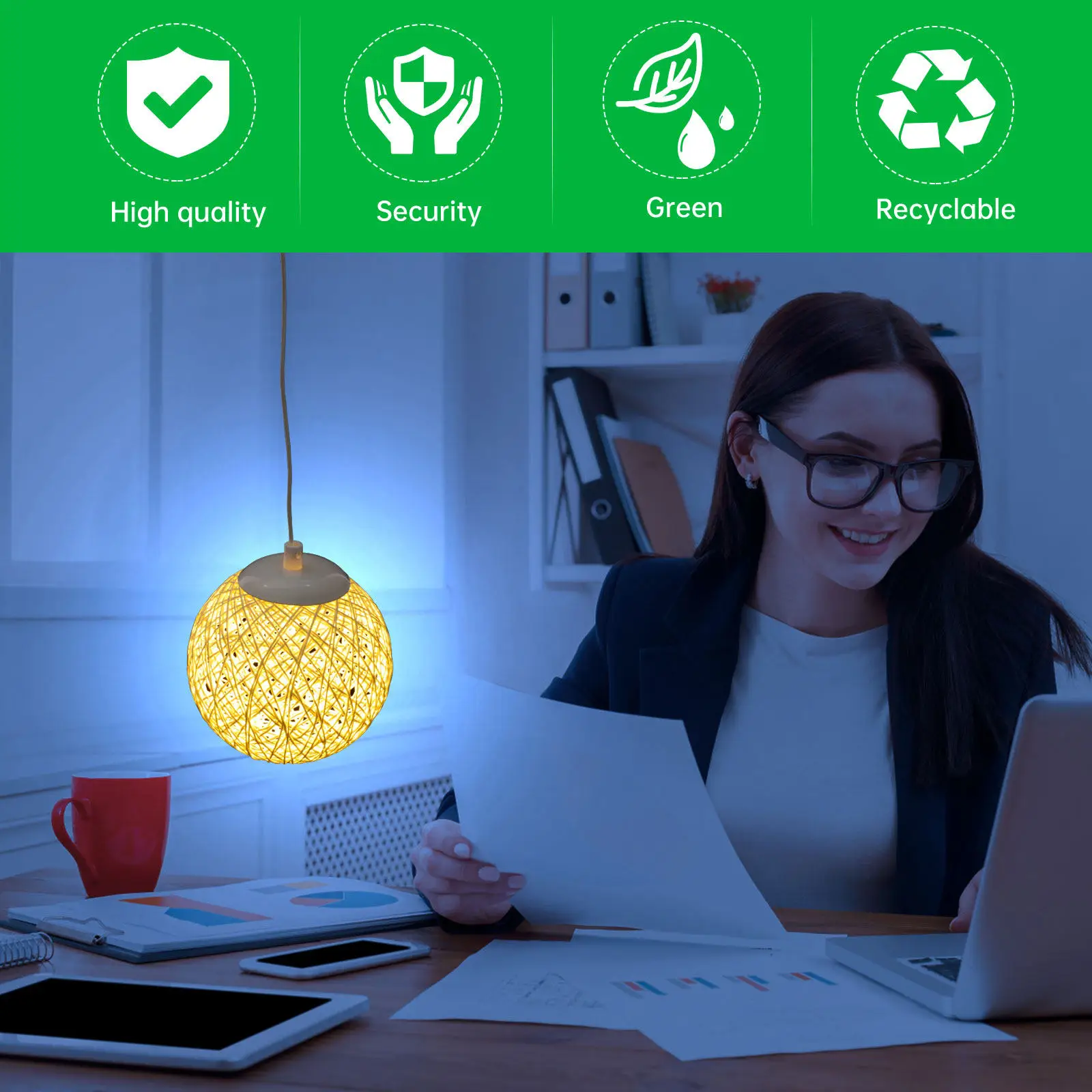 

1 шт. креативная настольная лампа из ротанга в форме шара, бежевая, декоративная, для дома, спальни, уютный теплый ночник